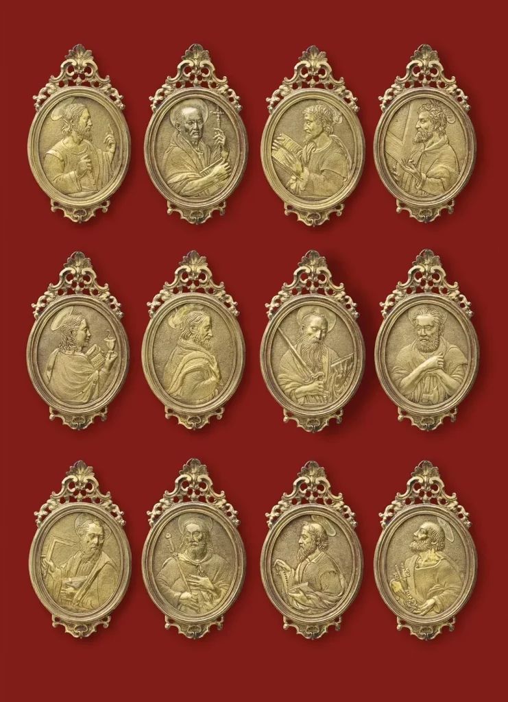 Huy hiệu 12 Thánh Tông đồ (Italia, thế kỷ XVII)