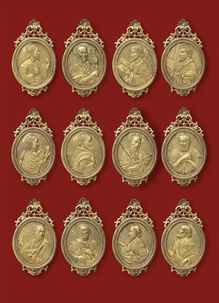 Huy hiệu 12 Thánh Tông đồ (Italia, thế kỷ XVII)