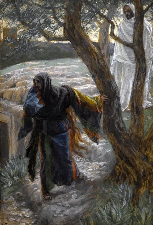 Chúa Giêsu tỏ mình ra cho bà Maria Madalena, là một trong những người phụ nứ đi theo Người