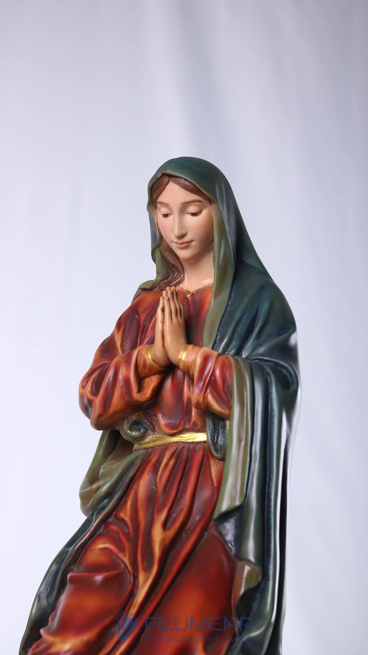 Bộ tượng Giáng sinh 50 cm 5 nhân vật màu trầm cổ điển