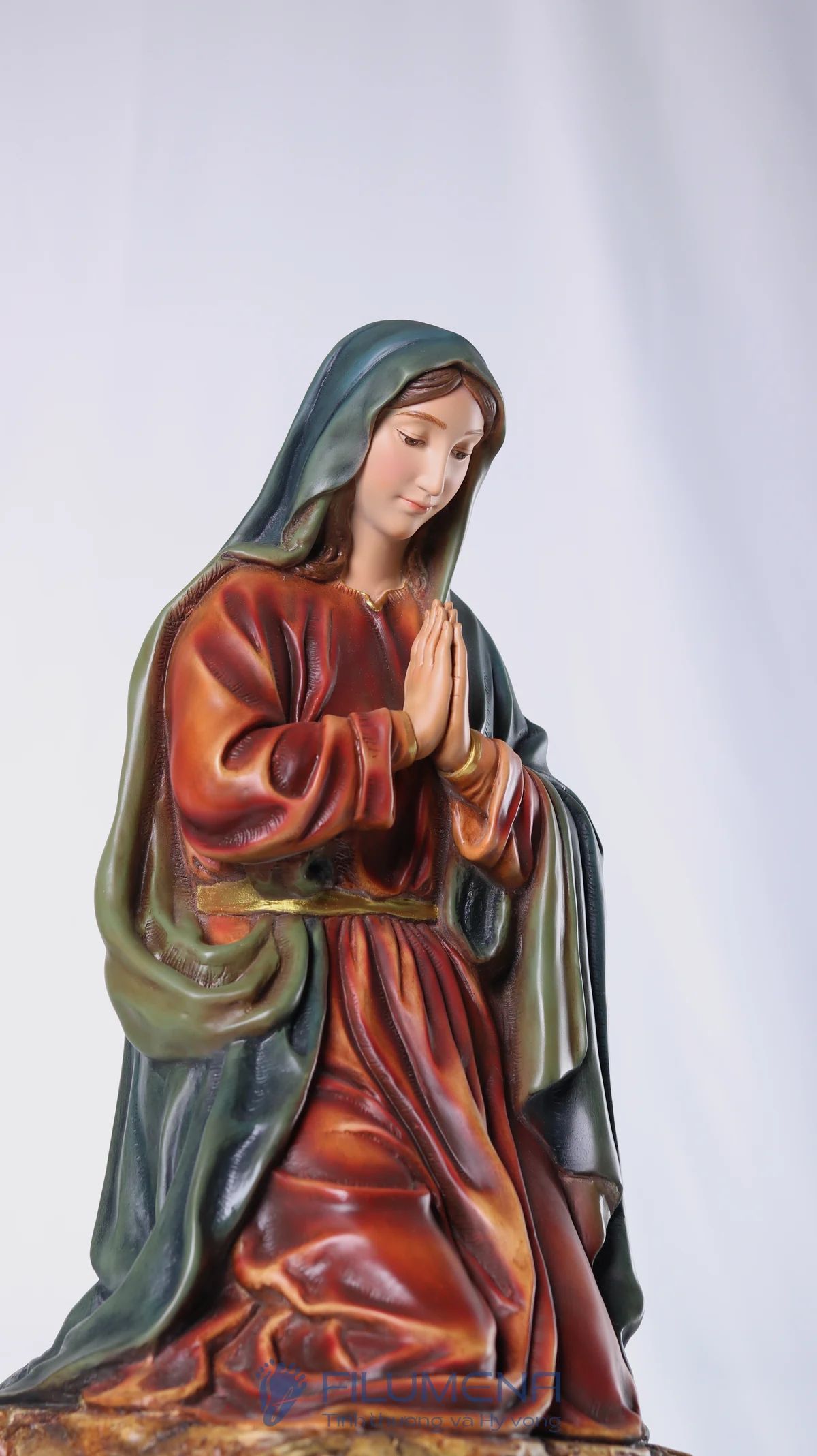 Bộ tượng Giáng sinh 50 cm 5 nhân vật màu trầm cổ điển