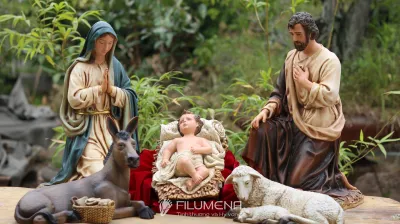 Cận cảnh Tượng Giáng sinh với đường nét trang nghiêm của Filumena