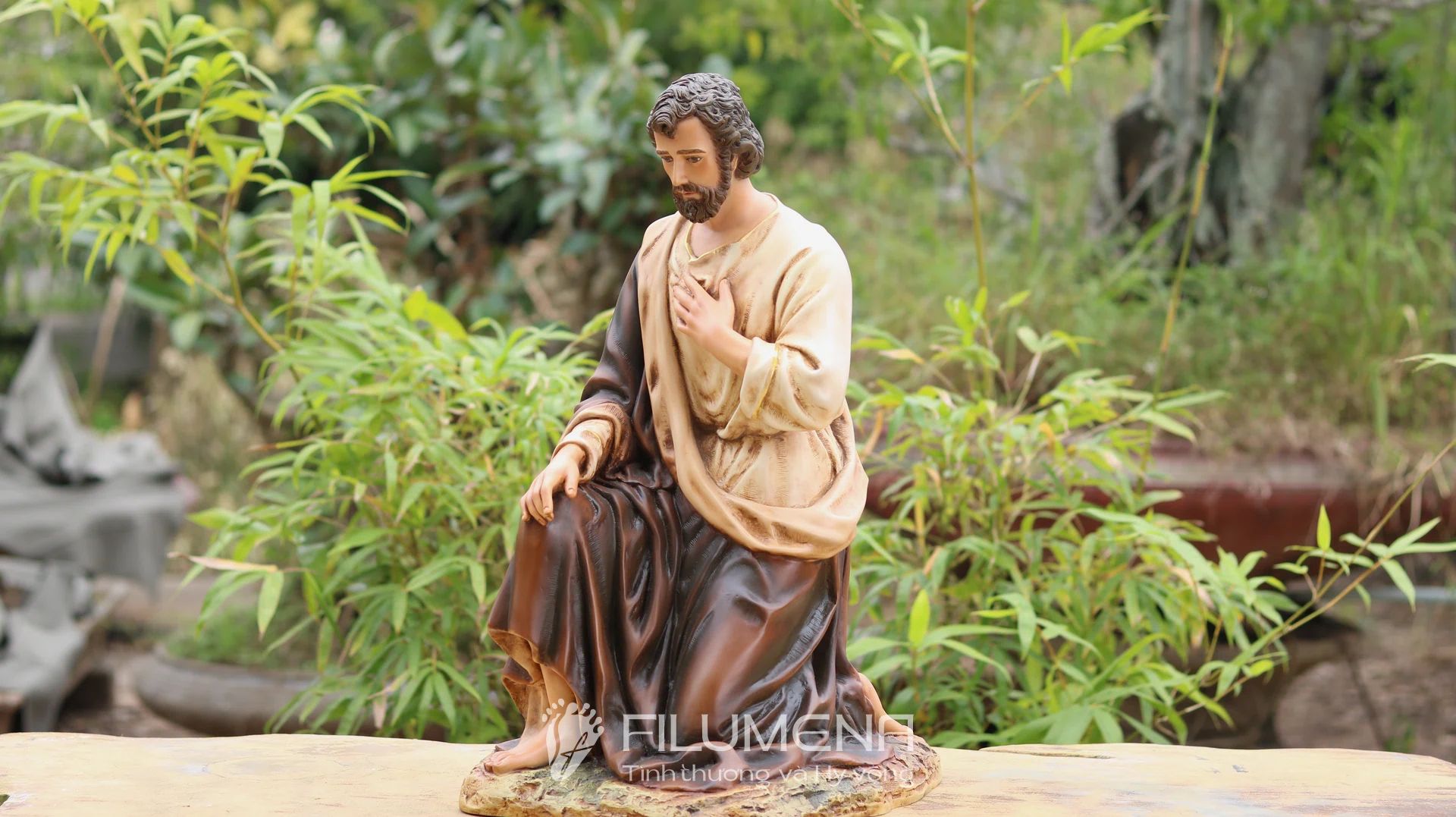 Bộ tượng Giáng sinh 50 cm 5 nhân vật do Filumena sáng tác