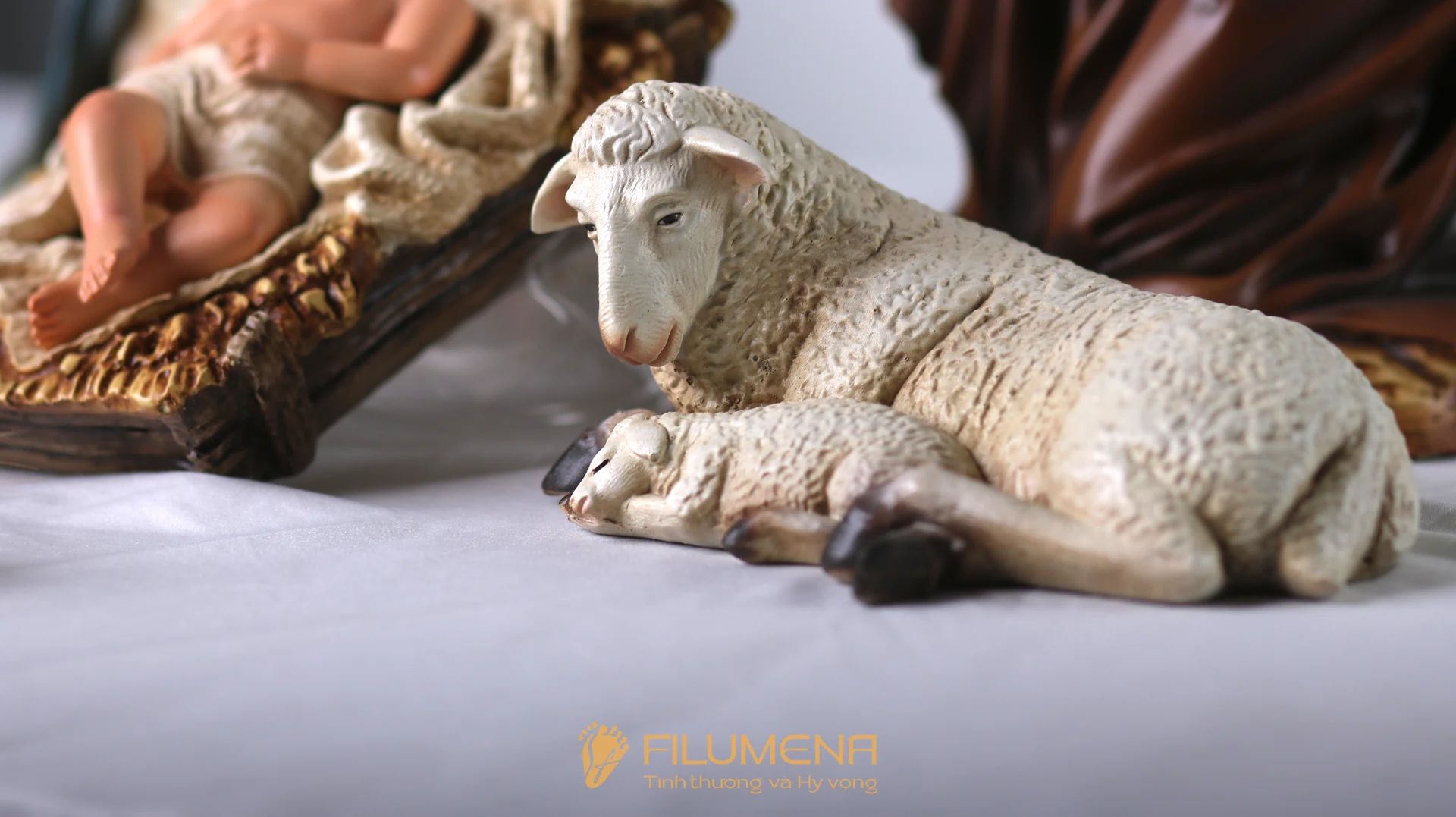 Bộ tượng noel 30 cm làm món quà Giáng sinh ý nghĩa do Filumena sáng tác