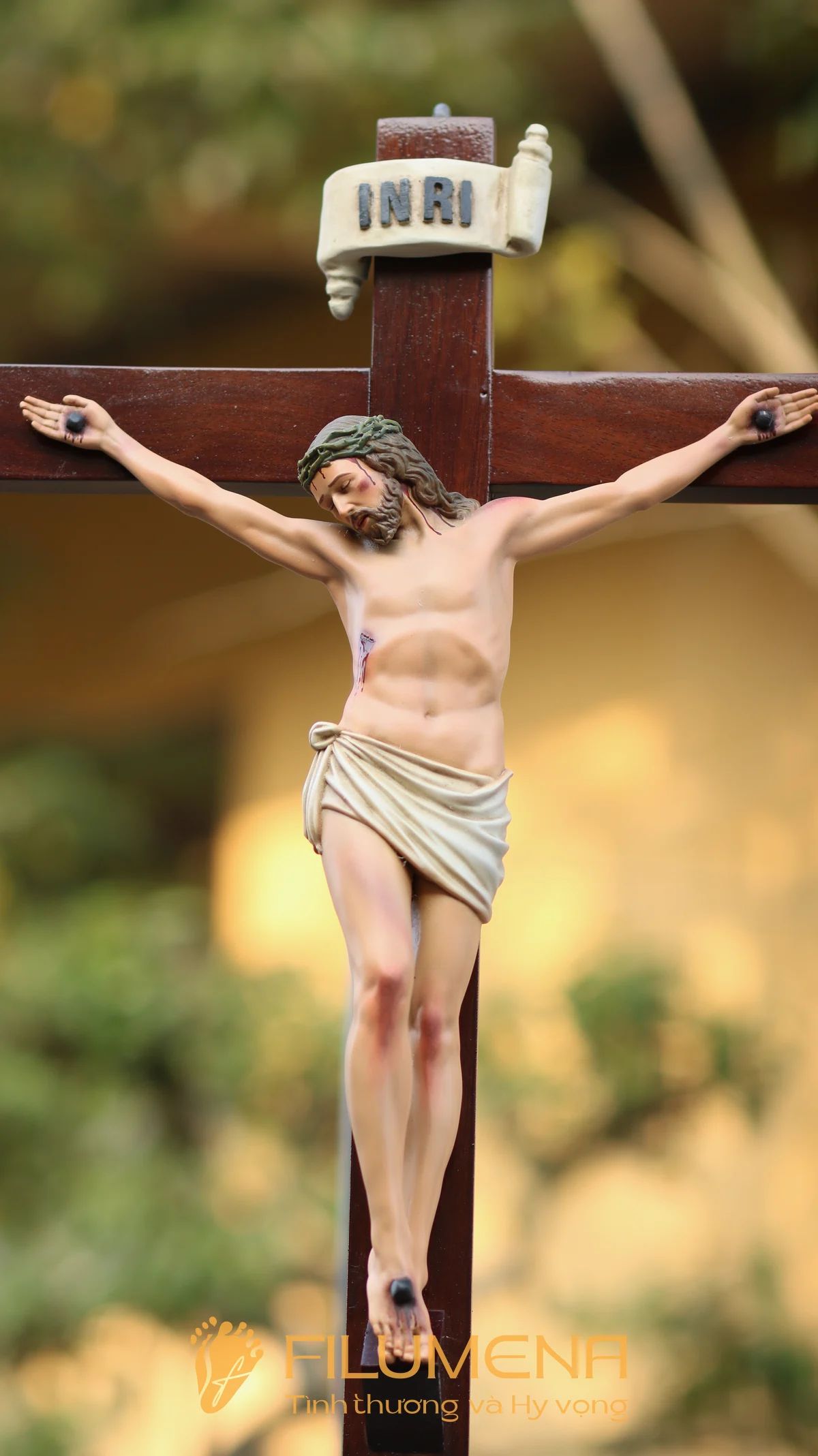 Handmade Catholic statues produced in Vietnam with artisan finishing, prepared for wholesale distribution