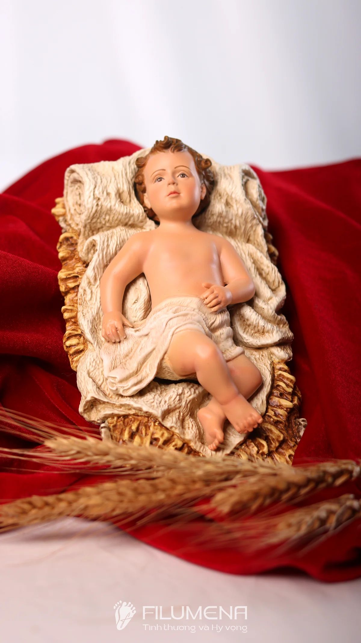 Handmade Catholic statues produced in Vietnam with artisan finishing, prepared for wholesale distribution