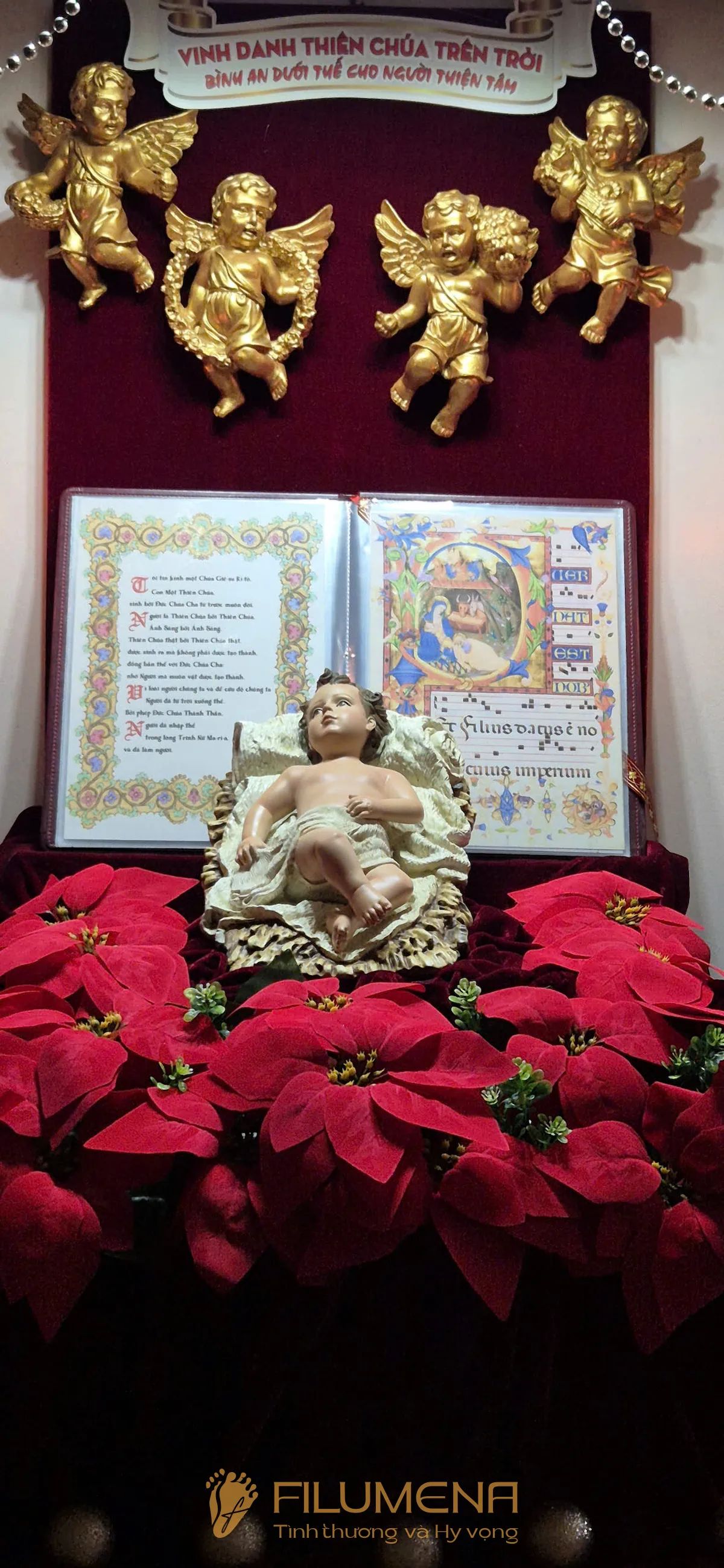 Hình ảnh tượng Chúa hài đồng Filumena do khách hàng gửi lại từ mọi miền Việt Nam.