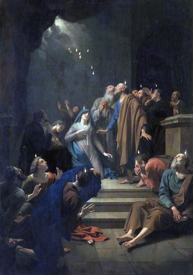 Đức Chúa Thánh Thần hiện xuống trên các Thánh Tông đồ. (Adriaen Van der Werff 1711)