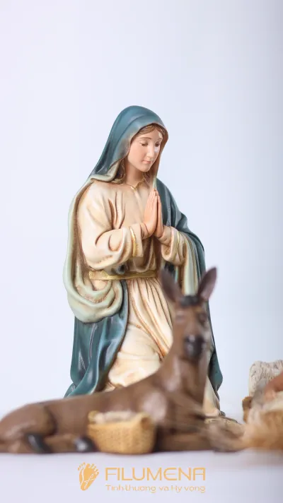 Nativity sets designed and manufactured in Vietnam by Filumena for wholesale and export