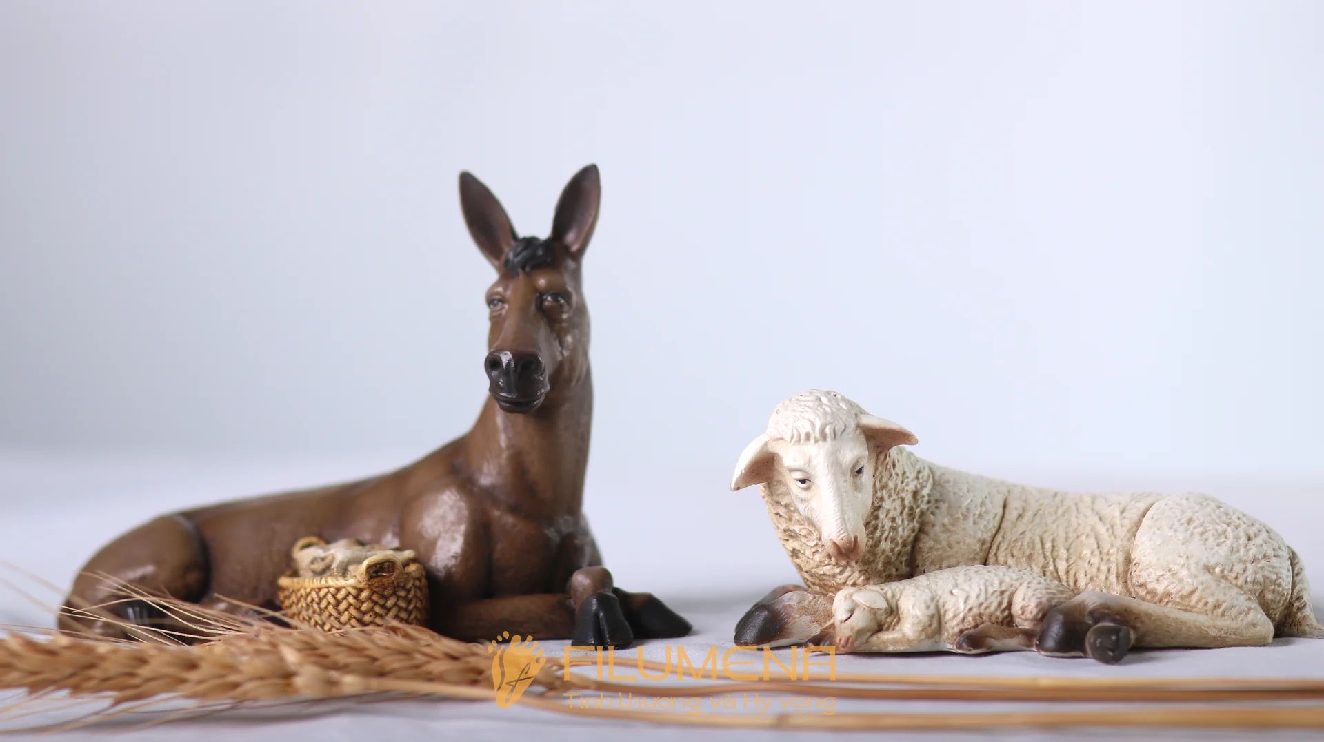 Nativity sets designed and manufactured in Vietnam by Filumena for wholesale and export