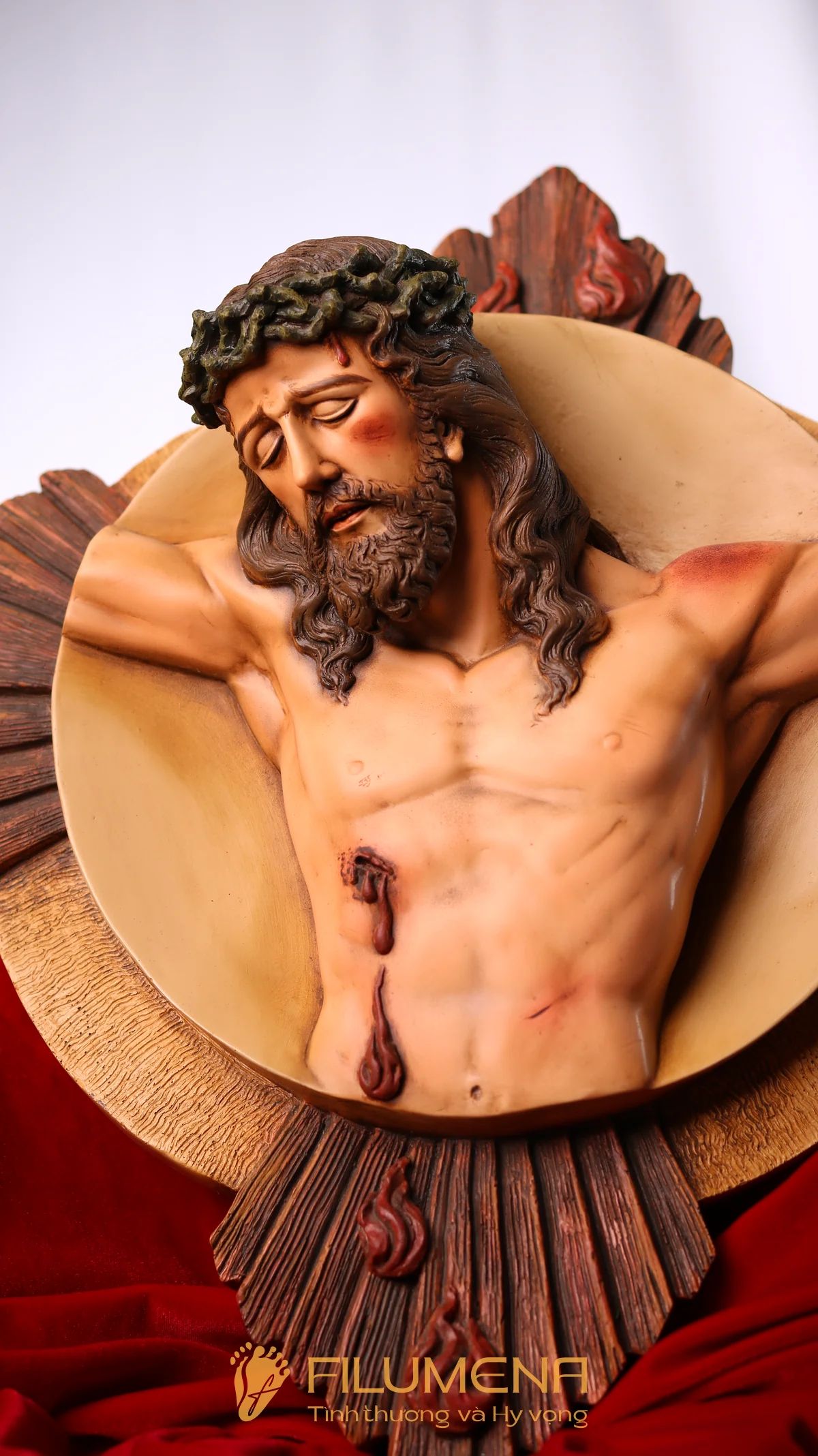 Phù điêu Chúa Chịu Nạn 40 cm