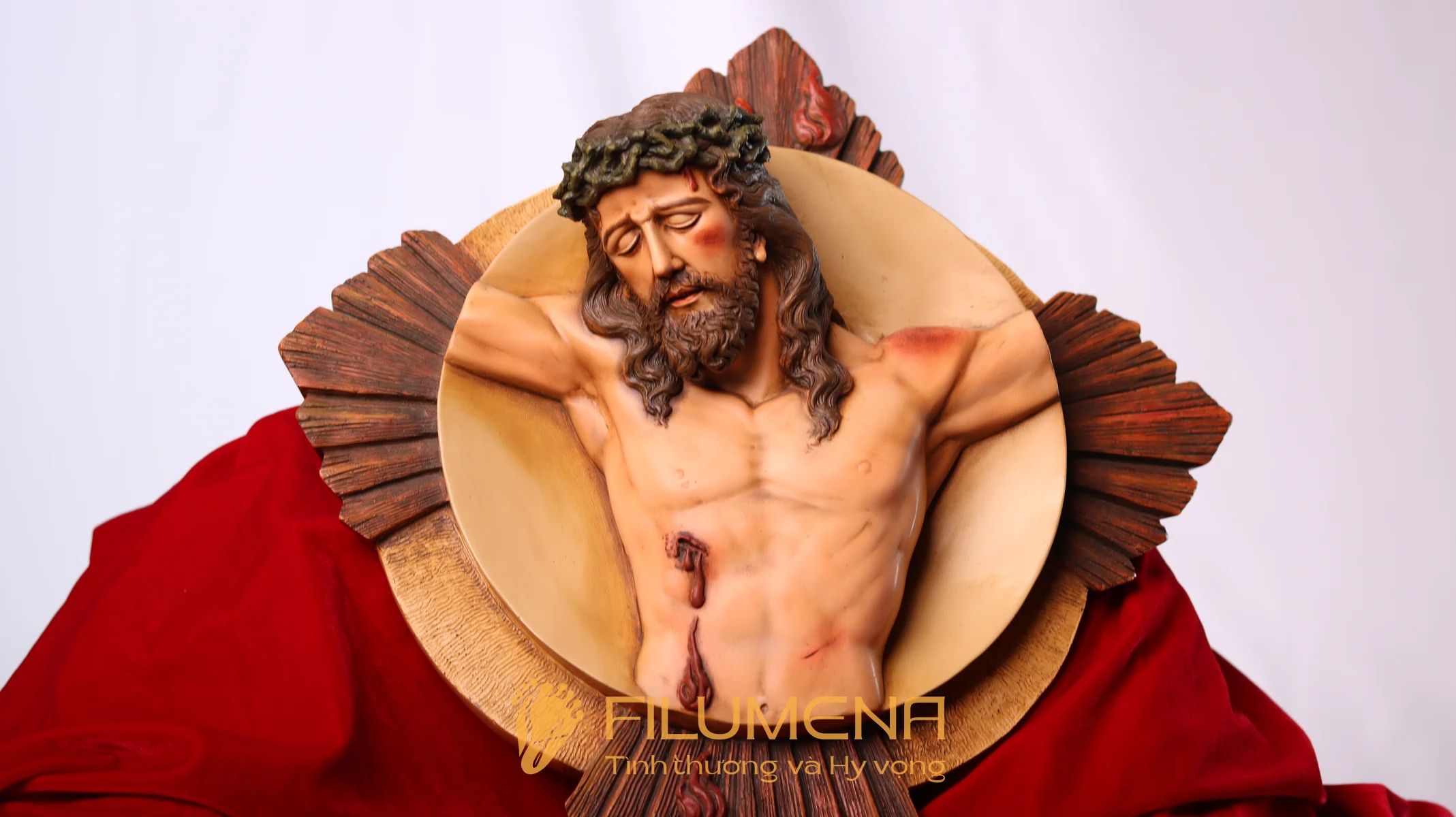 Phù điêu Chúa Chịu Nạn 40 cm