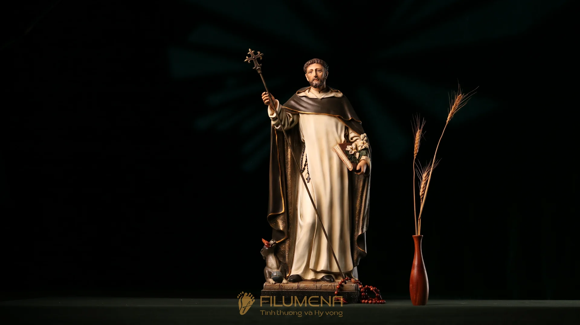 Hình ảnh Tượng Thánh Đa Minh, đấng sáng lập Dòng Đa Minh