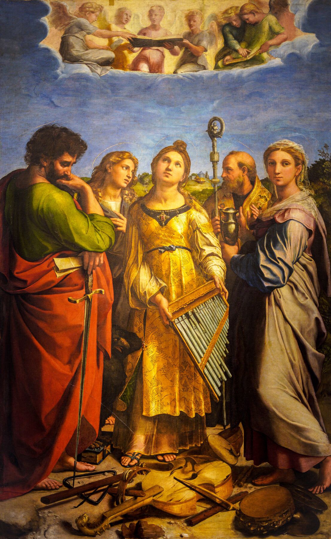 Thánh Cecilia trong tranh của Raphael