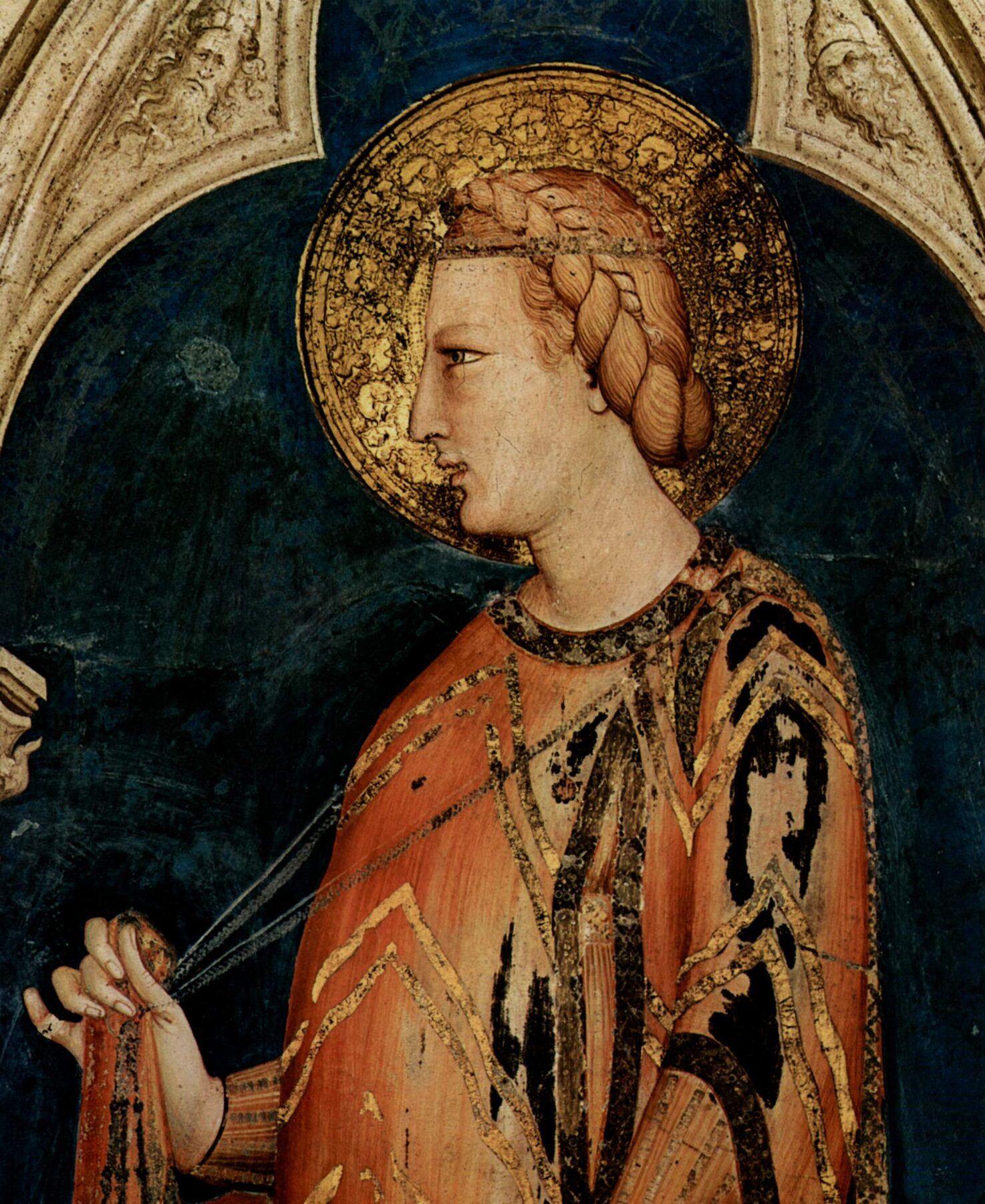 Thánh Elisabeth Hungary trong tranh của Simone Martini