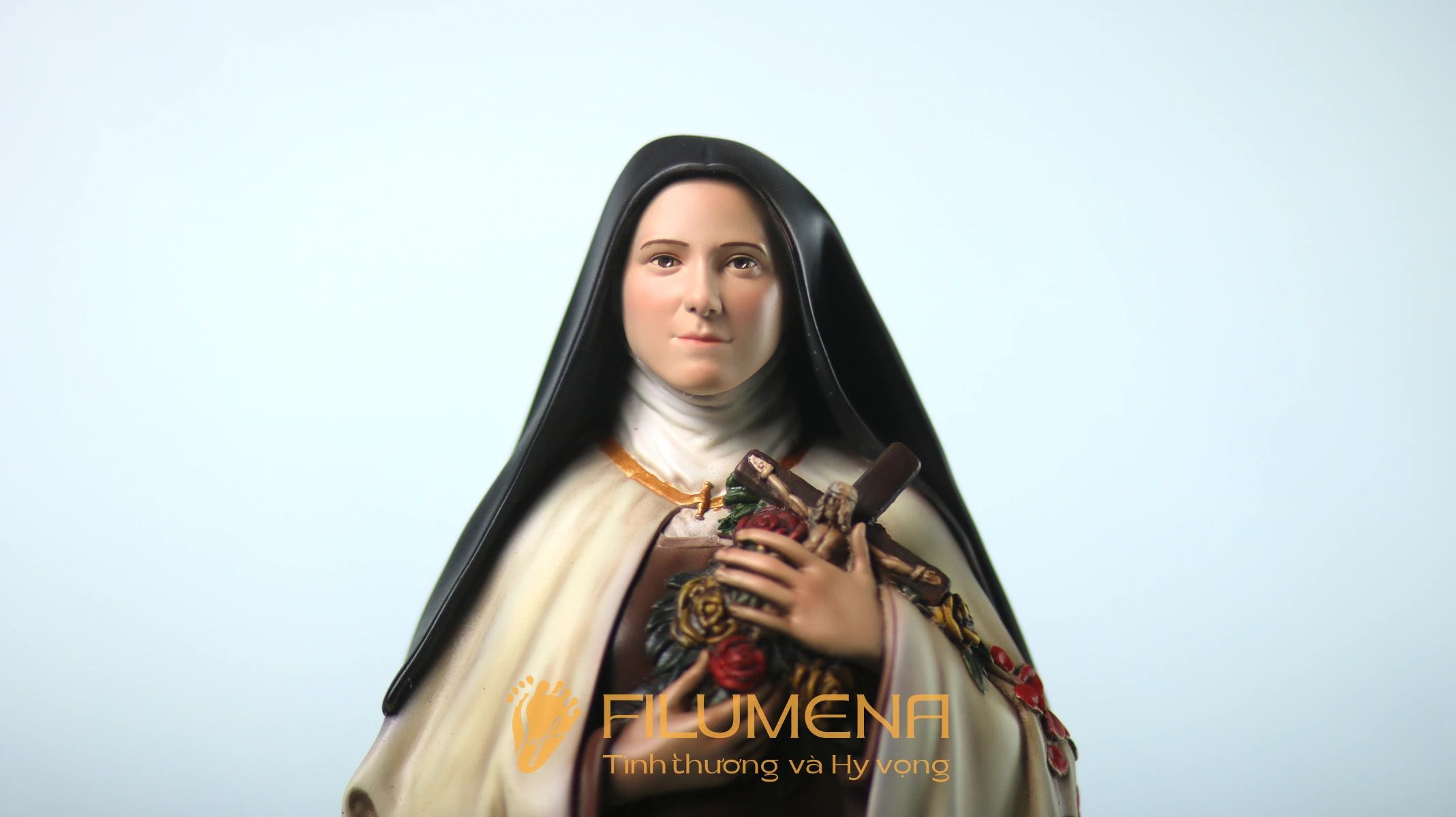 name tại VN. Tượng Công giáo Filumena là tượng của Tình thương và Hy vọng. Bản quyền các tác phẩm tượng Công giáo thuộc về Filumena Art, Cộng hòa Pháp. Filumena sáng tác và sản xuất nhiều mẫu tượng Công giáo khác như 
