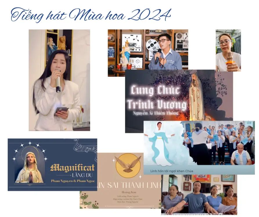 Những tiếng hát dâng Mẹ trong mùa hoa 2024