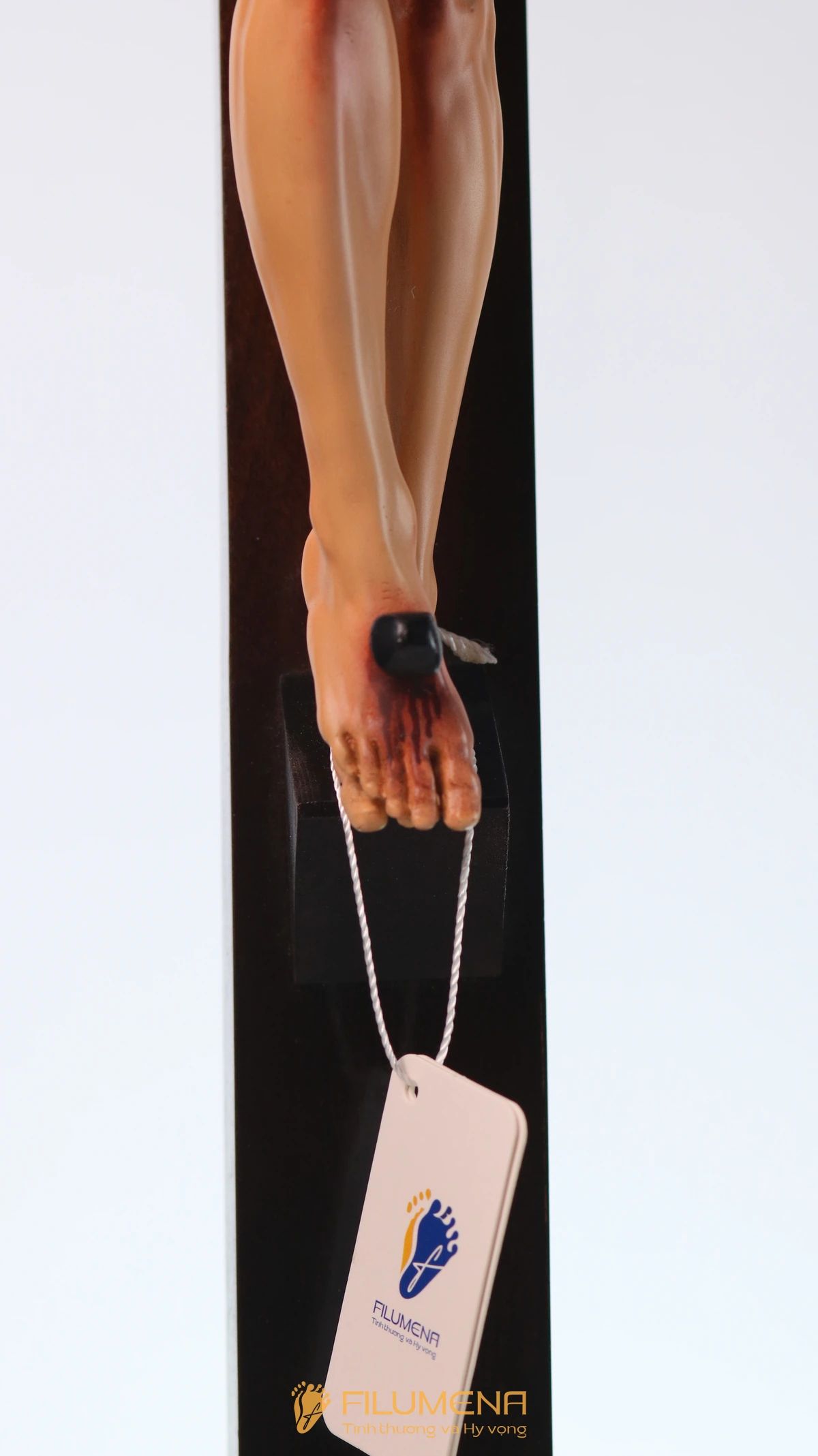 Tượng Chúa chịu nạn 40 cm Thánh giá gỗ lát