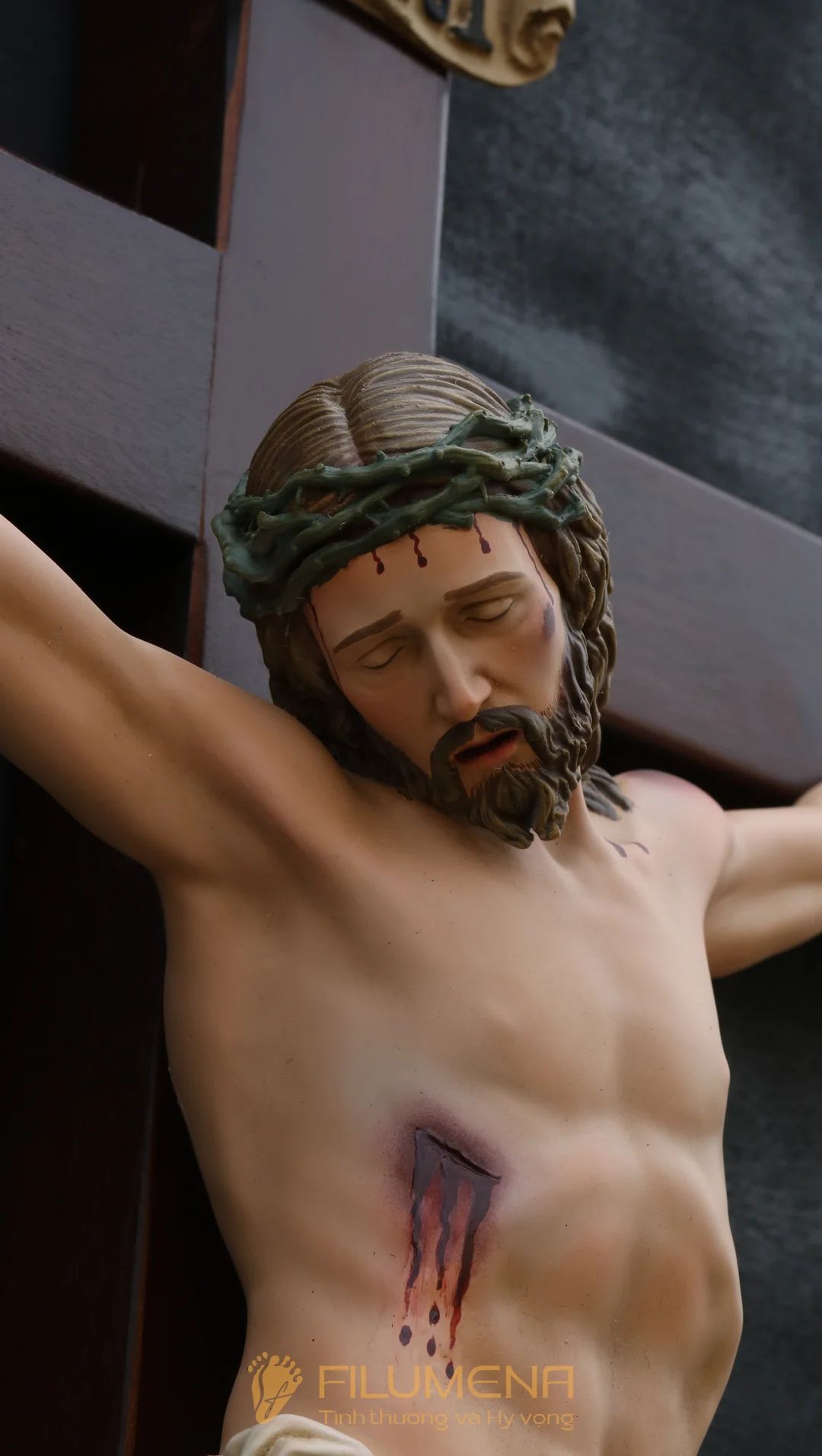 Tượng Chúa Giê-su chịu nạn cao 50 cm