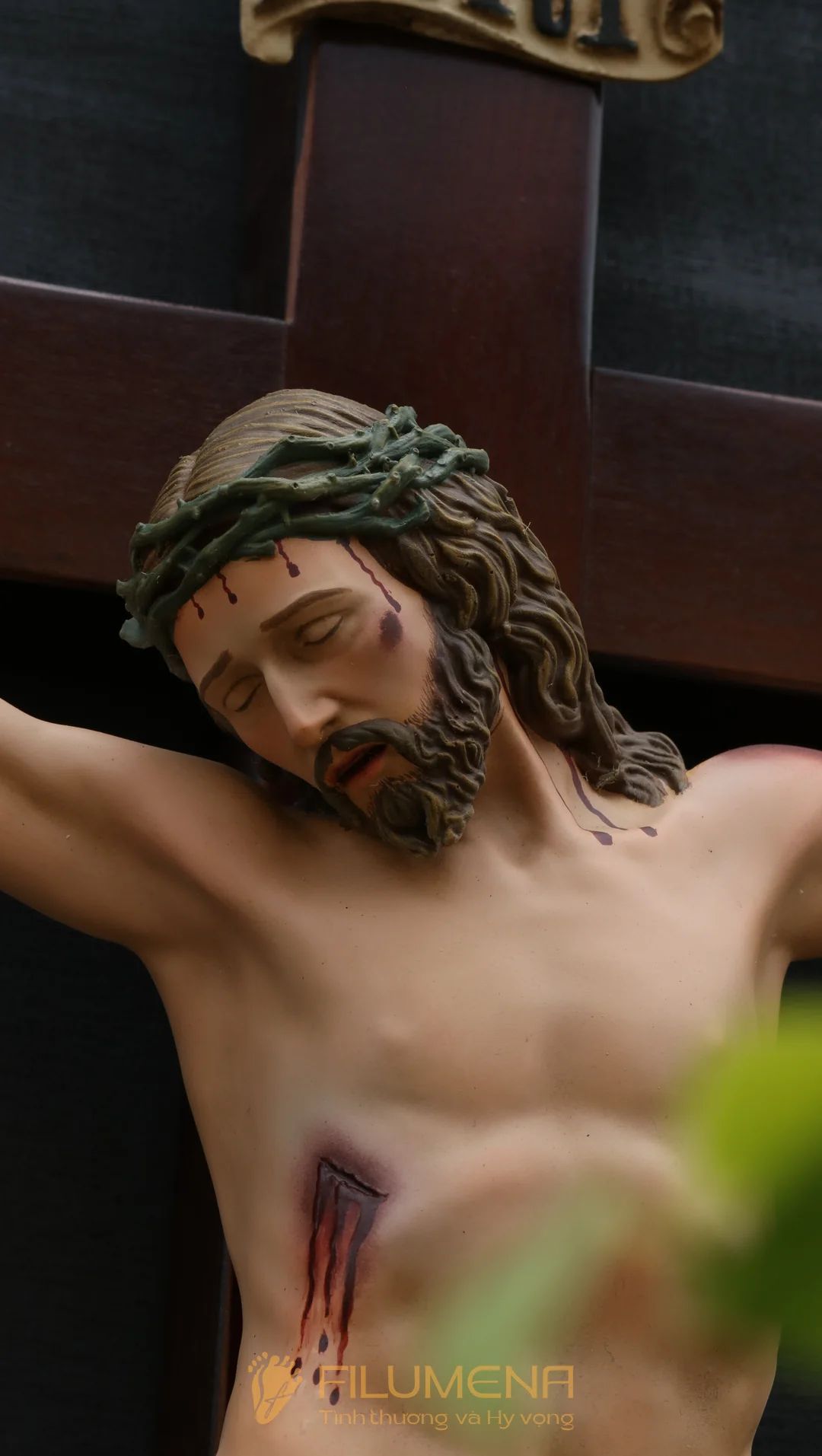 Tượng Chúa Giê-su chịu nạn cao 50 cm