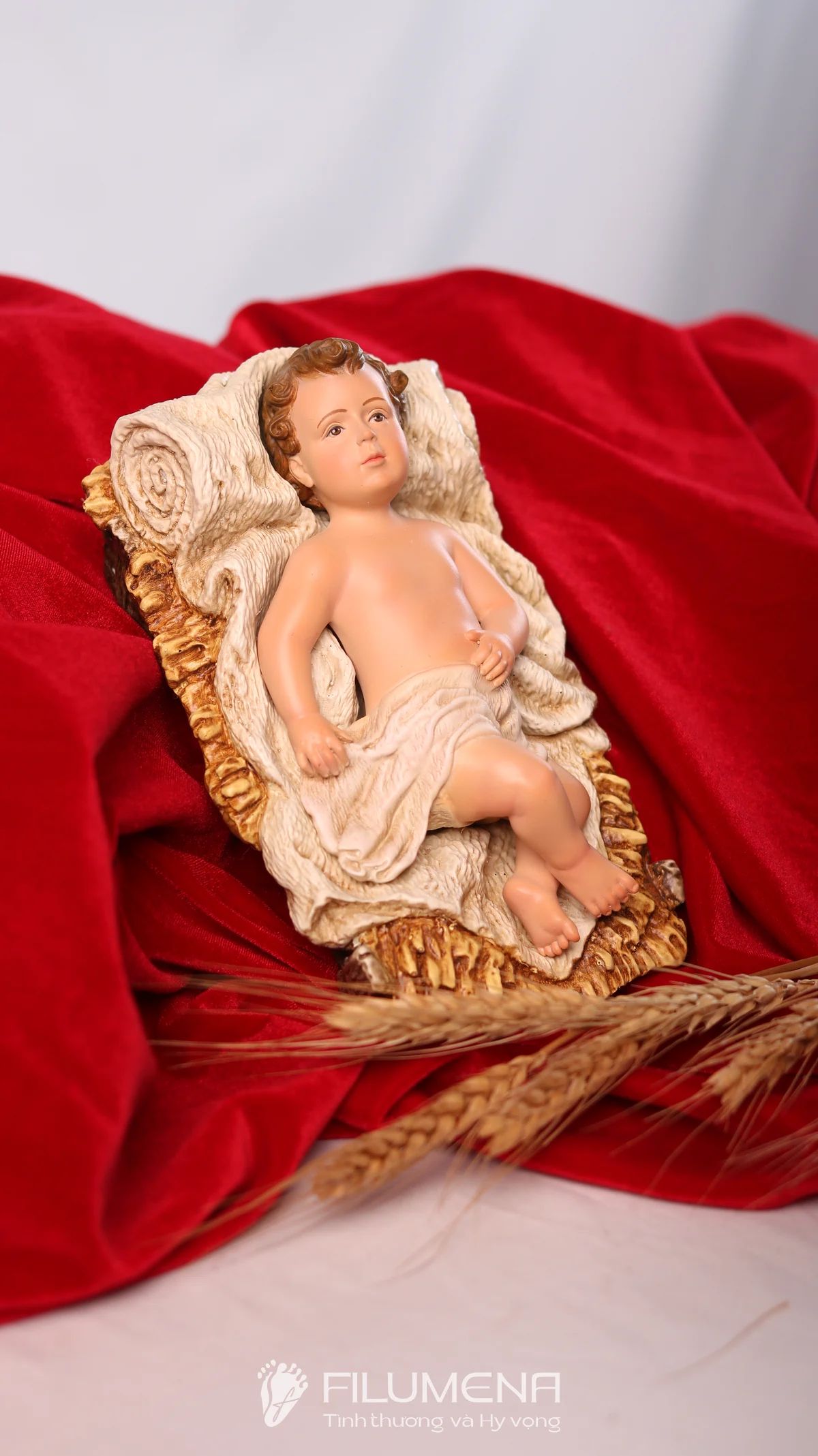 Tượng Chúa Hài đồng 15 cm cho bộ tượng Giáng sinh 30 cm