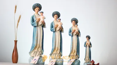 Mẫu Tượng Đức Mẹ La Vang của Filumena nhìn từ góc nghiêng