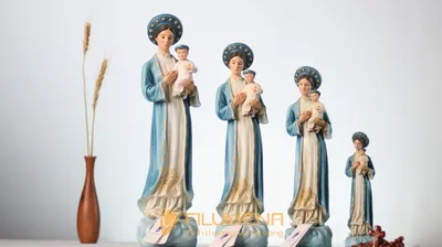 Các mẫu tượng Đức Mẹ có thể gợi ý cho người yêu sưu tầm theo tước hiệu, màu sắc và kích thước