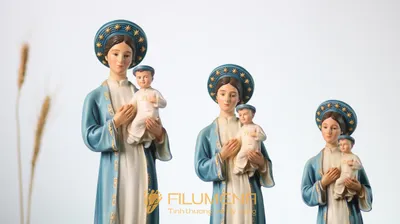 Các mẫu tượng Đức Mẹ có thể gợi ý cho người yêu sưu tầm theo tước hiệu, màu sắc và kích thước