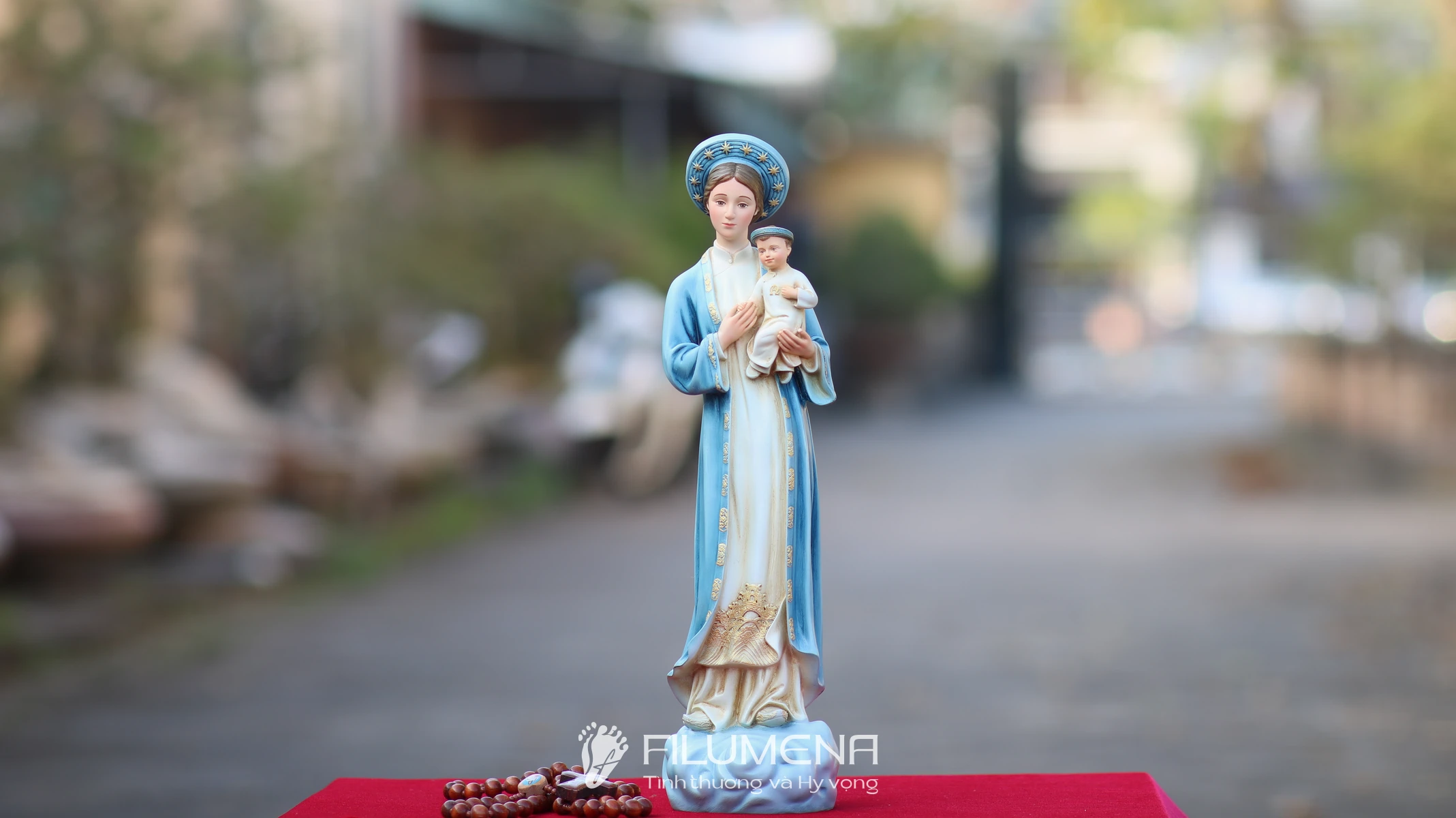 Tượng Đức Mẹ La Vang 40 cm