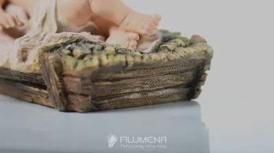 Hình ảnh bổ sung về Tượng Chúa Giáng sinh của Filumena tại Đức Mẹ Núi Cúi