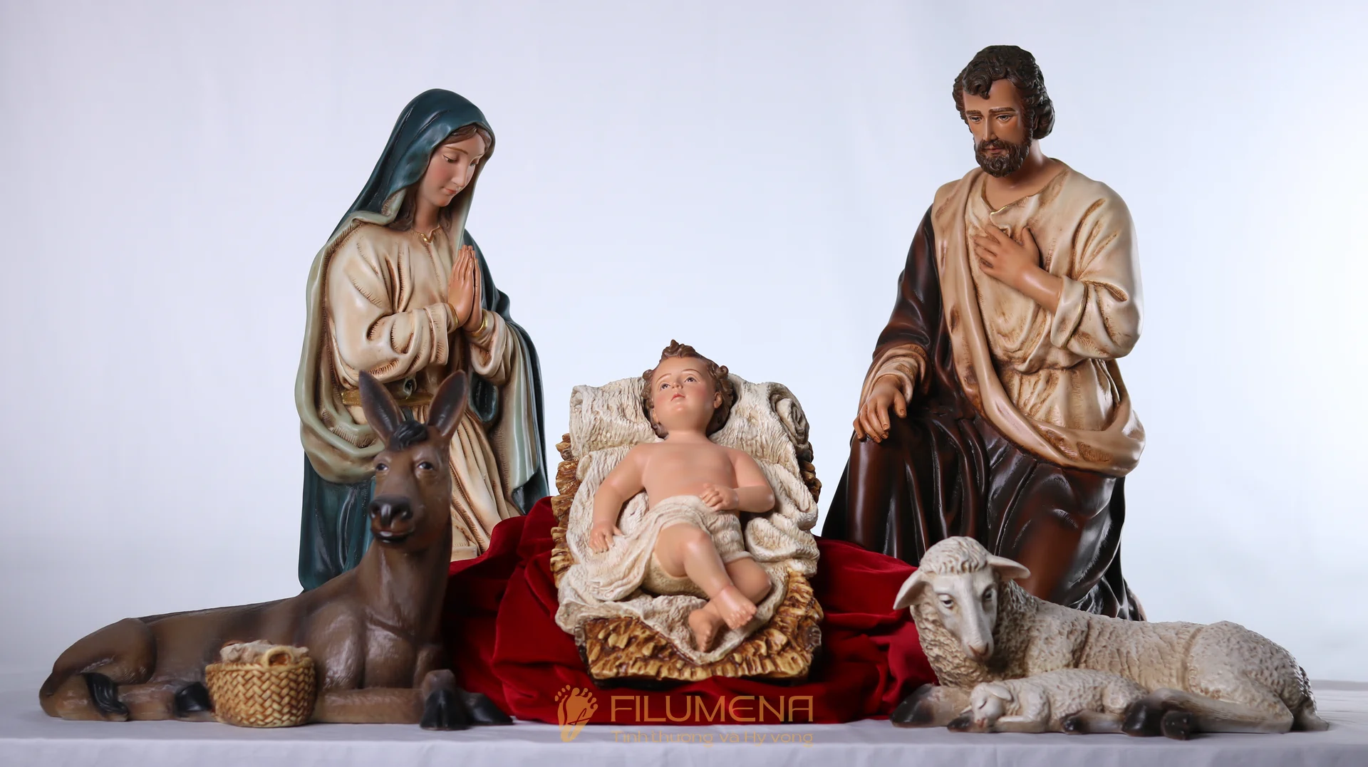 Tượng Giáng Sinh mini Filumena – nhỏ gọn, tinh tế, tràn đầy ý nghĩa