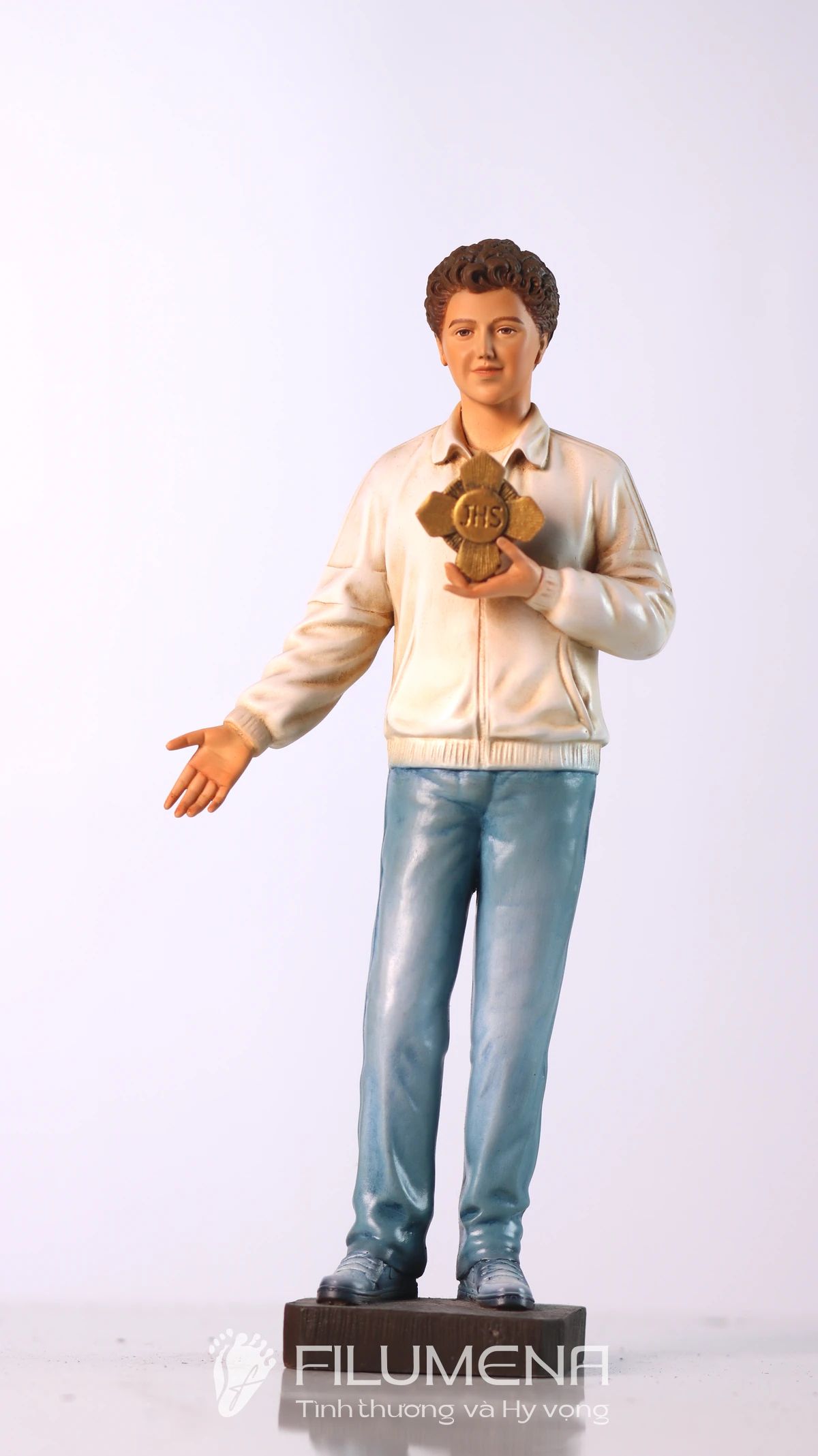 Tượng Thánh Acutis 25 cm do Filumena sáng tác