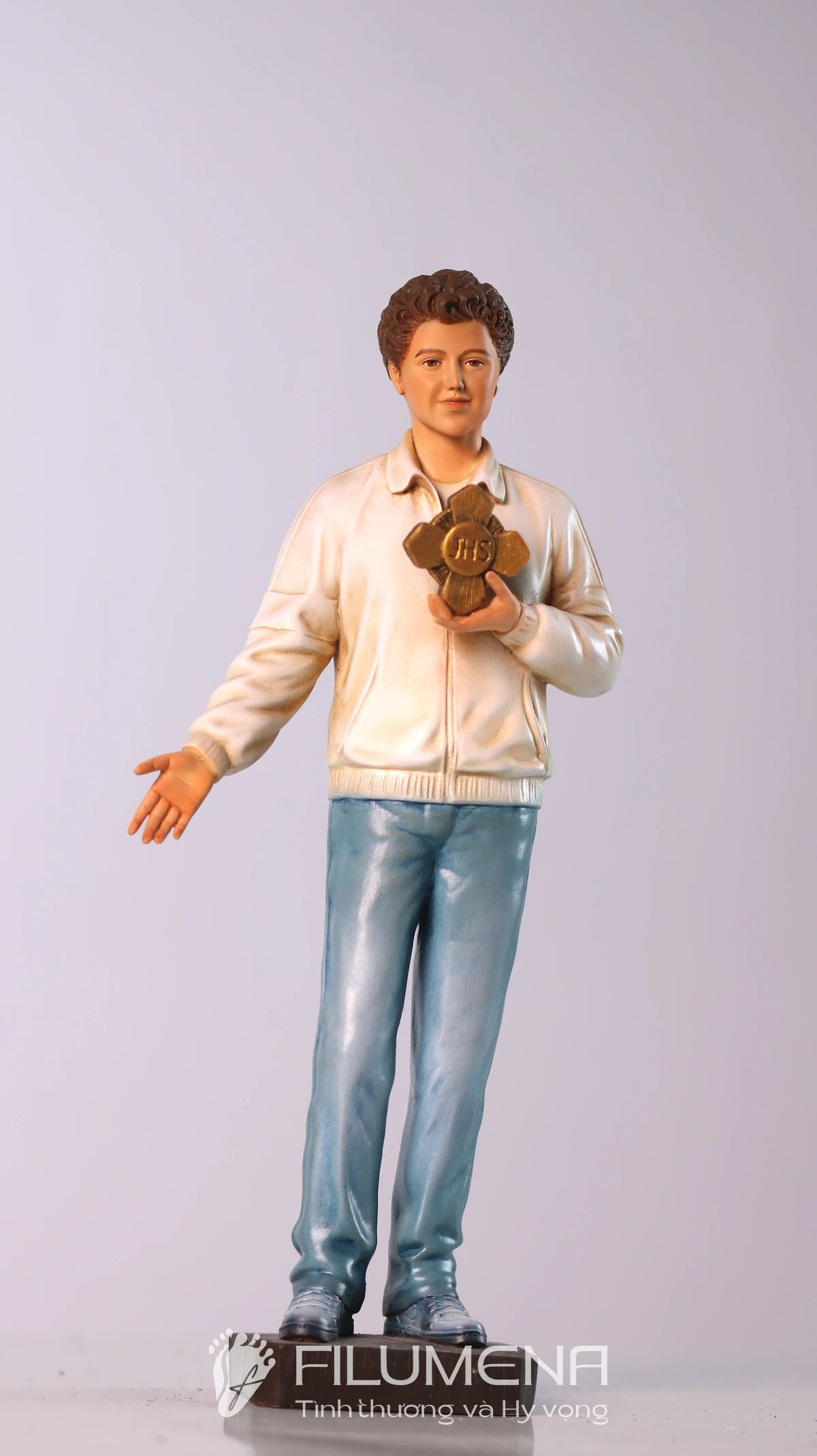 Tượng Thánh Acutis 25 cm do Filumena sáng tác