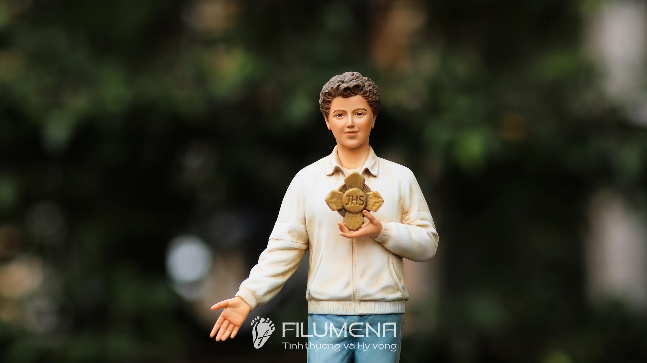 Tượng Thánh Carlo Acutis của Filumena