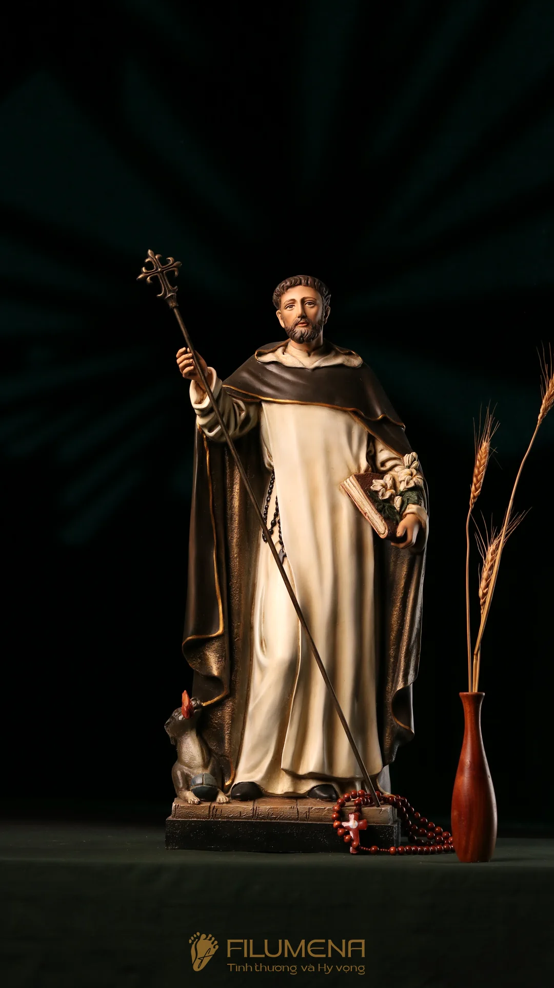 Hình ảnh Tượng Thánh Đa Minh, đấng sáng lập Dòng Đa Minh