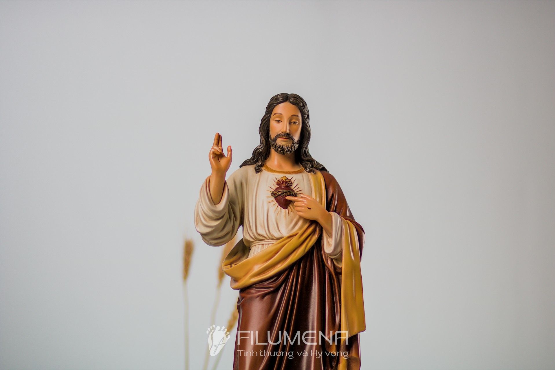 Tượng Thánh Tâm Chúa Giêsu 40 cm