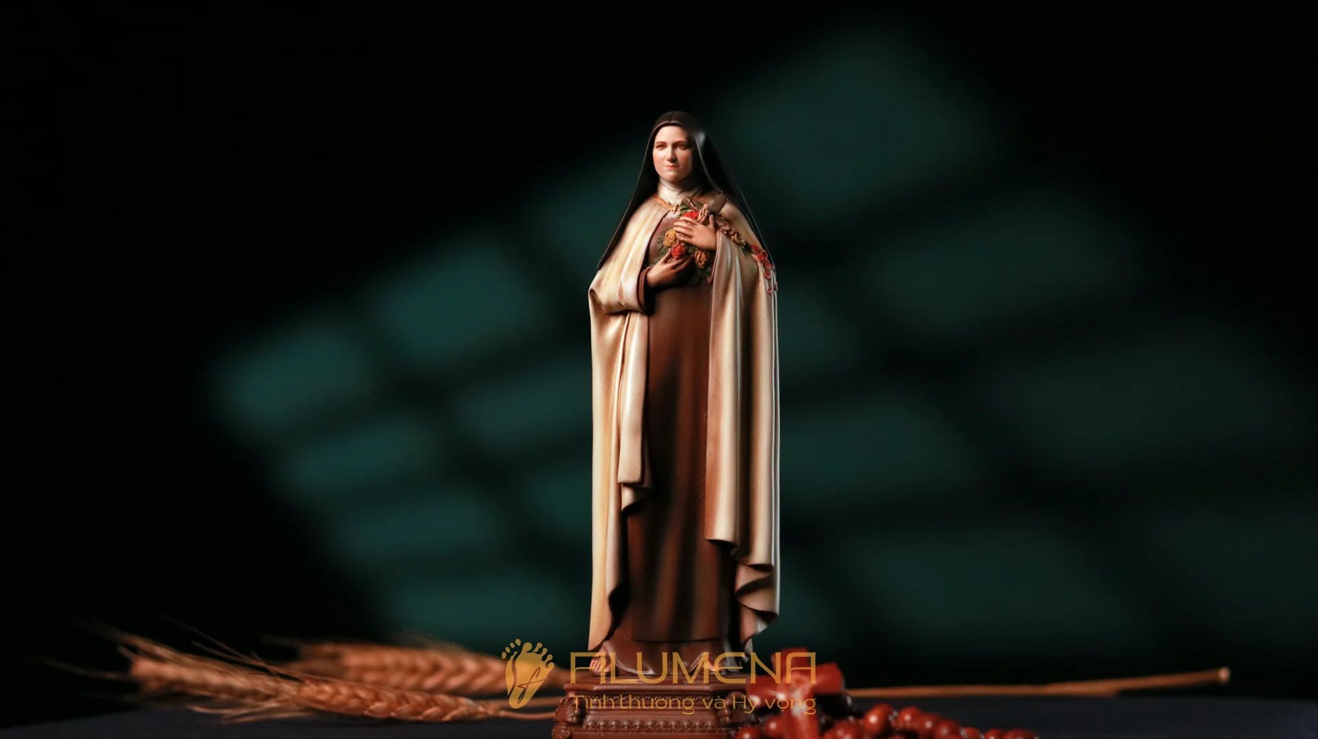 Tượng Thánh Tê-rê-sa Hài Đồng Giê-su cỡ nhỏ 15 cm, 20, tác phẩm của Filumena